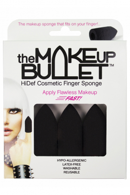 The Makeup Bullet HiDef Cosmetic Finger Sponge - The Makeup Bullet напалечный спонж для макияжа, 3 шт.